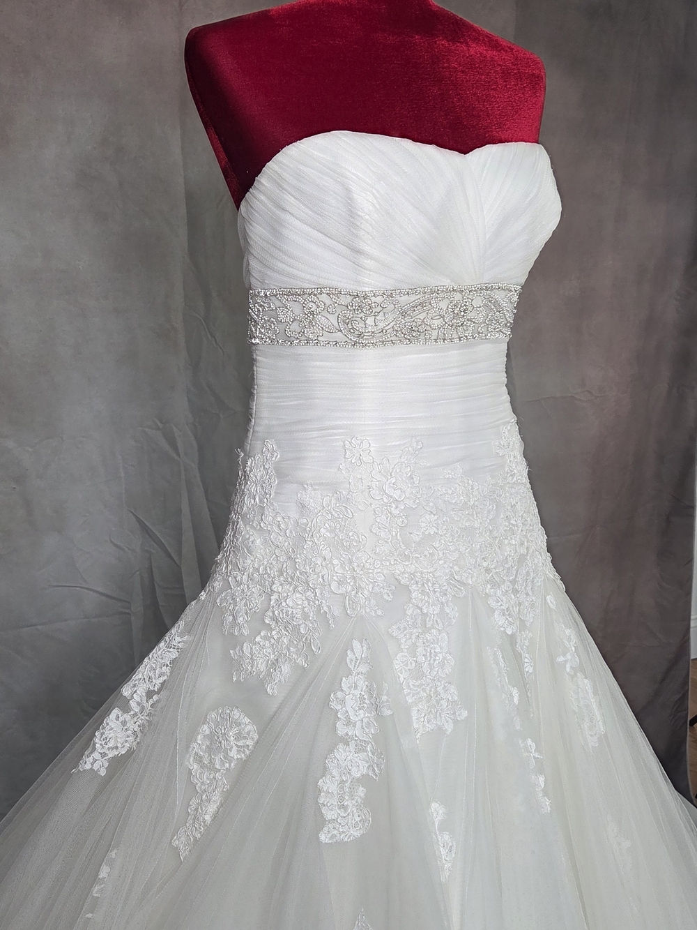 Blue By Enzoani Wedding Dress Size 12 - Picture 7 of 16